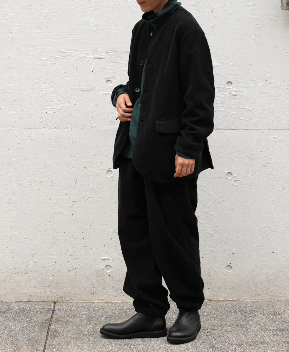 NVL1751C9D (ジャケット) 9WALE CORDUROY/60'S ORGANIC CAMBRIC MEN'S SIDE VENTS NO COLLAR JACET