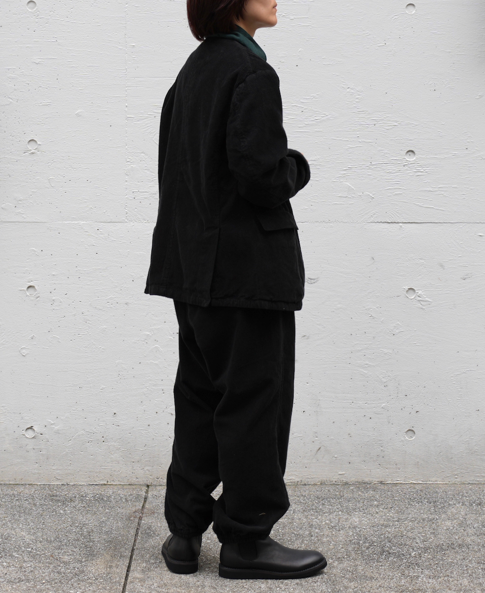 NVL1751C9D (ジャケット) 9WALE CORDUROY/60'S ORGANIC CAMBRIC MEN'S SIDE VENTS NO COLLAR JACET