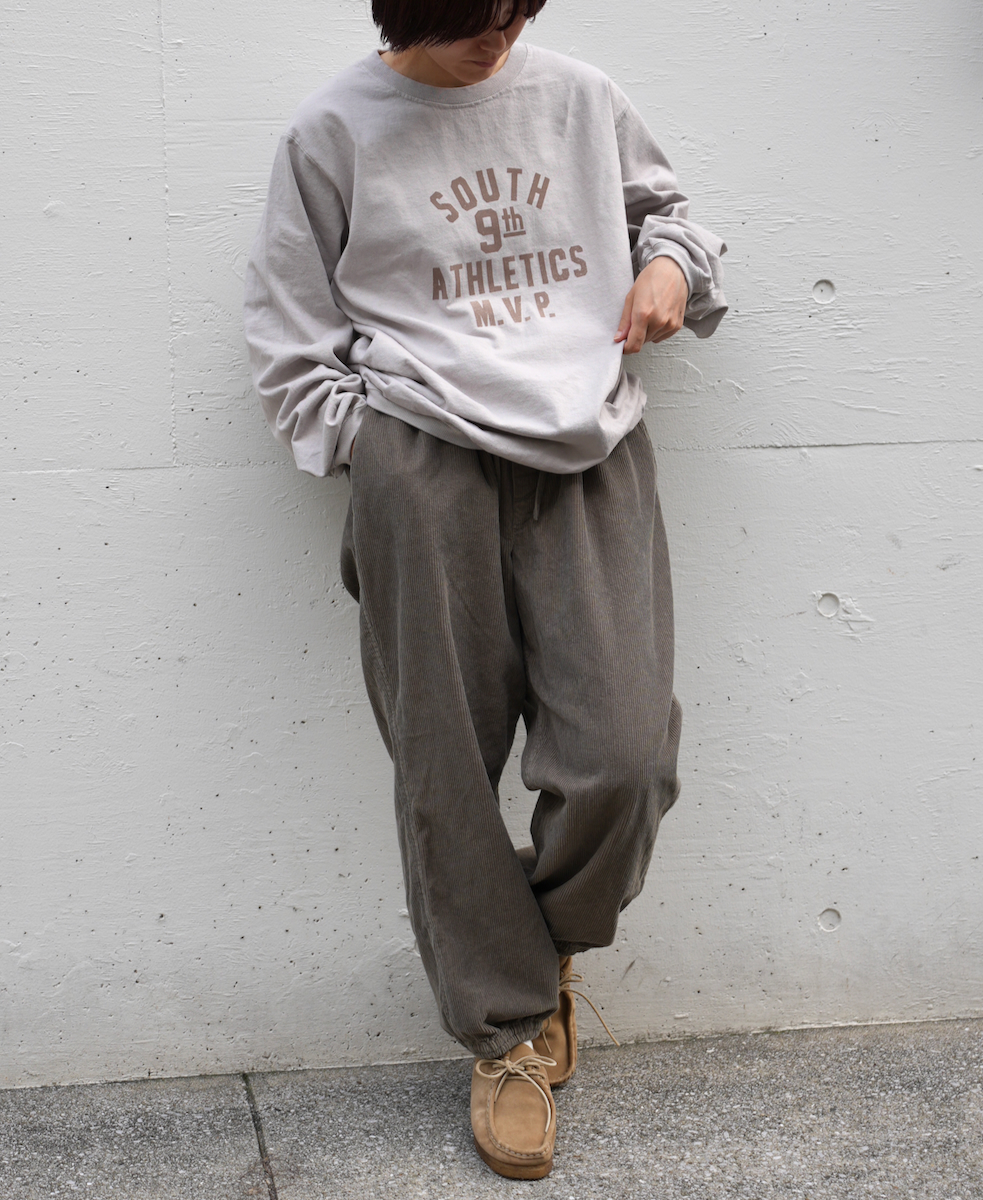 NGW9951 2724 (Tシャツ) "SOUTH 9TH" CREW NECK L/SL WITH CUFF&HEM RIB