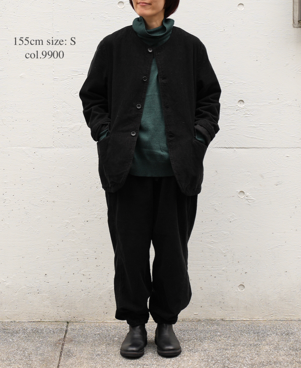NVL1751C9D (ジャケット) 9WALE CORDUROY/60'S ORGANIC CAMBRIC MEN'S SIDE VENTS NO COLLAR JACET