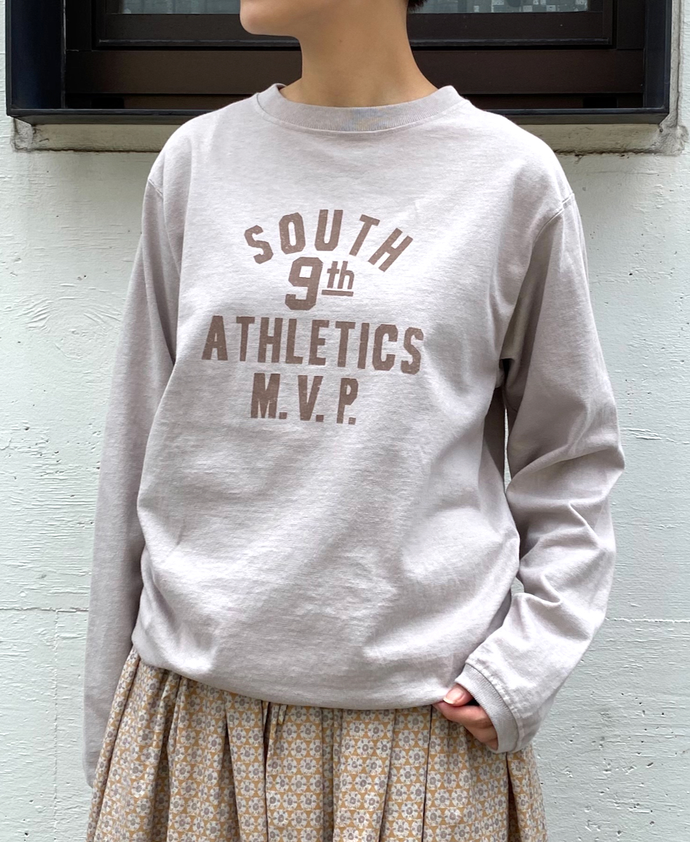 NGW9951 2724 (Tシャツ) "SOUTH 9TH" CREW NECK L/SL WITH CUFF&HEM RIB