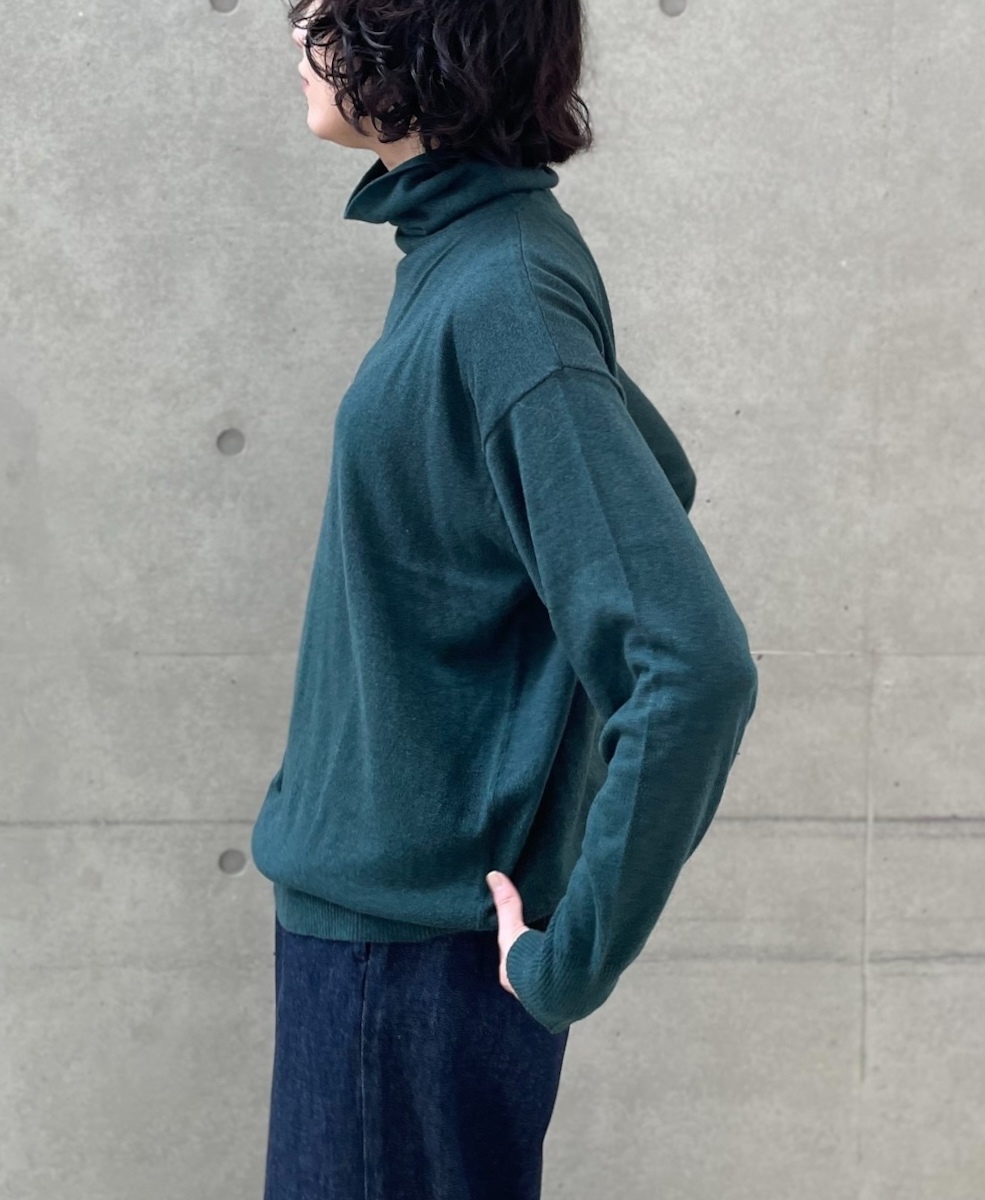 GNSL22731 (ニット) COTTON WOOL CASHMERE TURTLE NECK