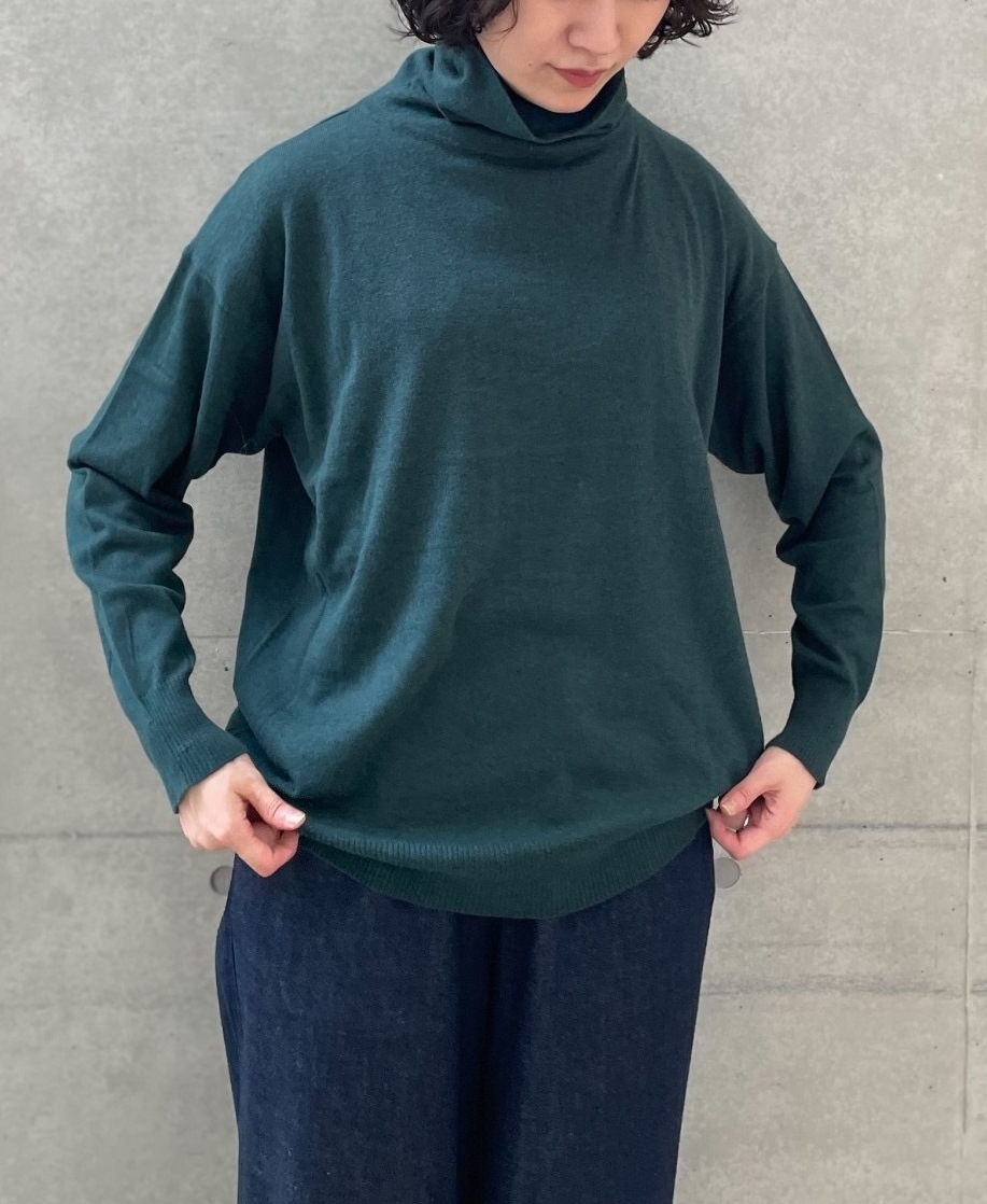 GNSL22731 (ニット) COTTON WOOL CASHMERE TURTLE NECK