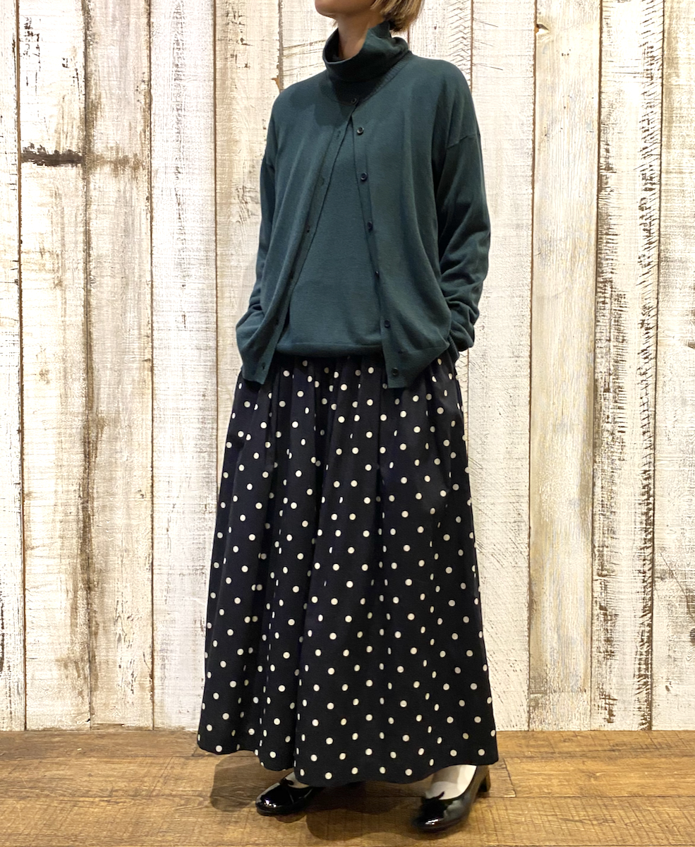 GNSL23832 (ニット) 14GG 1PLY COTTON WOOL CASHMERE CARDIGAN