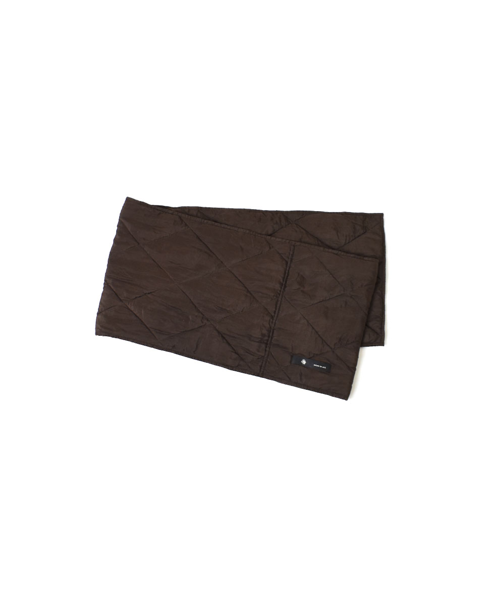 NMDS21513 (スカーフ) PADDED SILK PLAIN LOOP SCARF