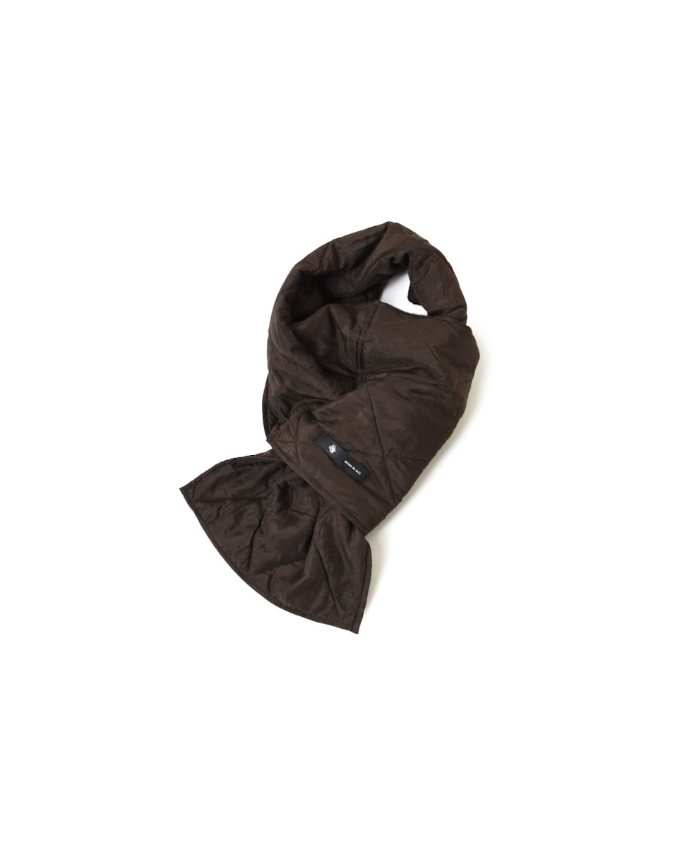 NMDS21513 (スカーフ) PADDED SILK PLAIN LOOP SCARF