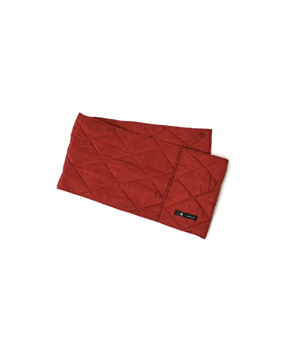 NMDS21513 (スカーフ) PADDED SILK PLAIN LOOP SCARF