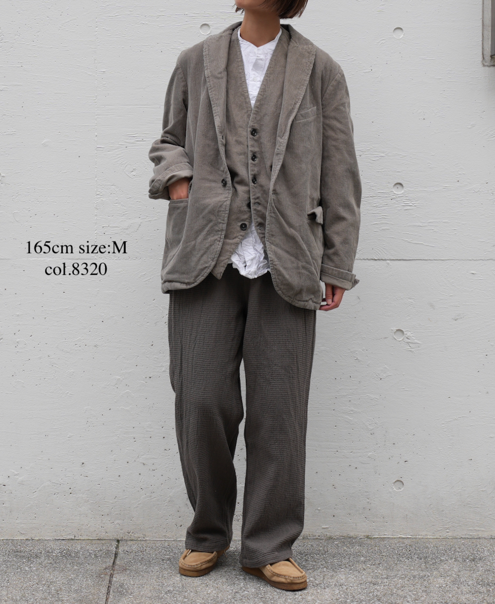 NVL1301C9D (ジャケット)  9WALE CORDUROY/60'S ORGANIC CAMBRIC MEN'S SIDE VENTS TAILORED JACET