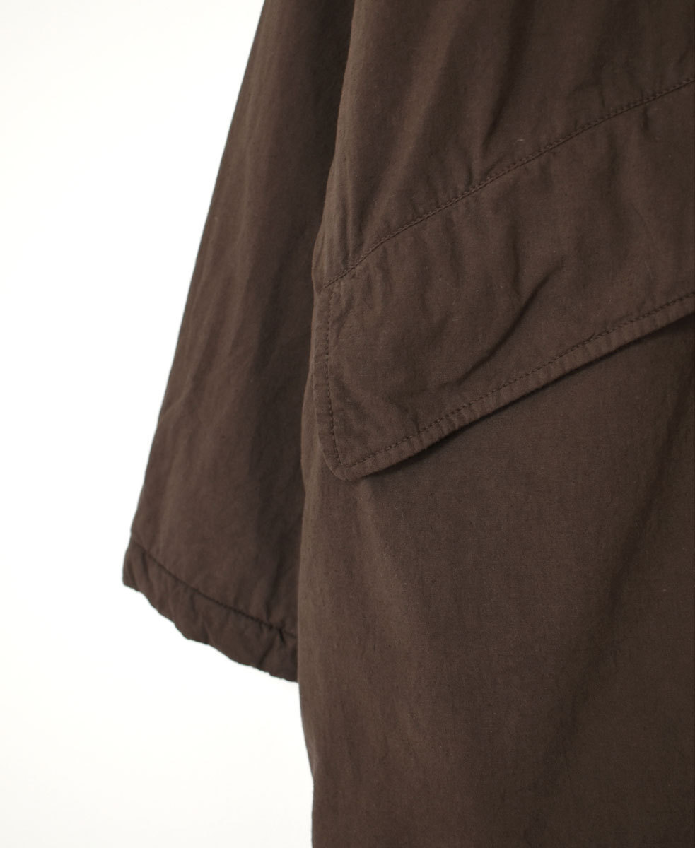 MDSH2364D (コート) 40'S POPLIN QUILTED LINING REGULAR COLLAR COAT