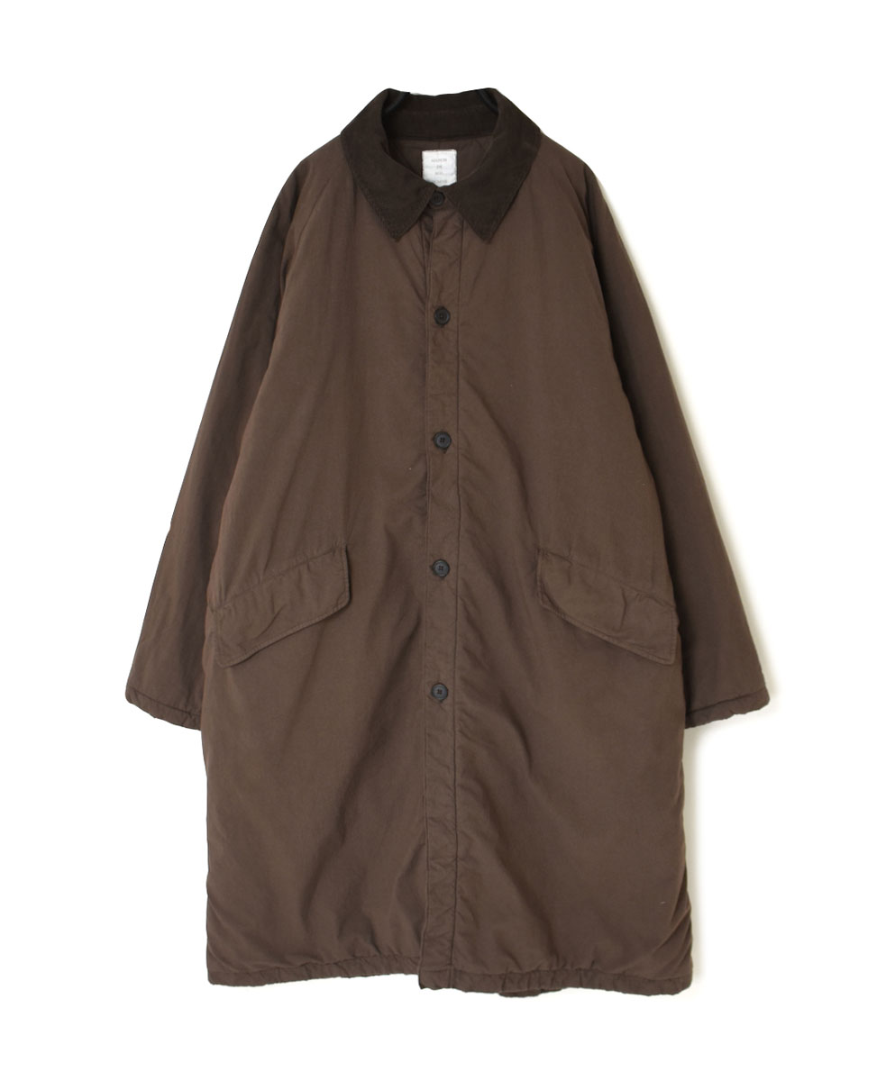 MDSH2364D (コート) 40’S POPLIN QUILTED LINING REGULAR COLLAR COAT