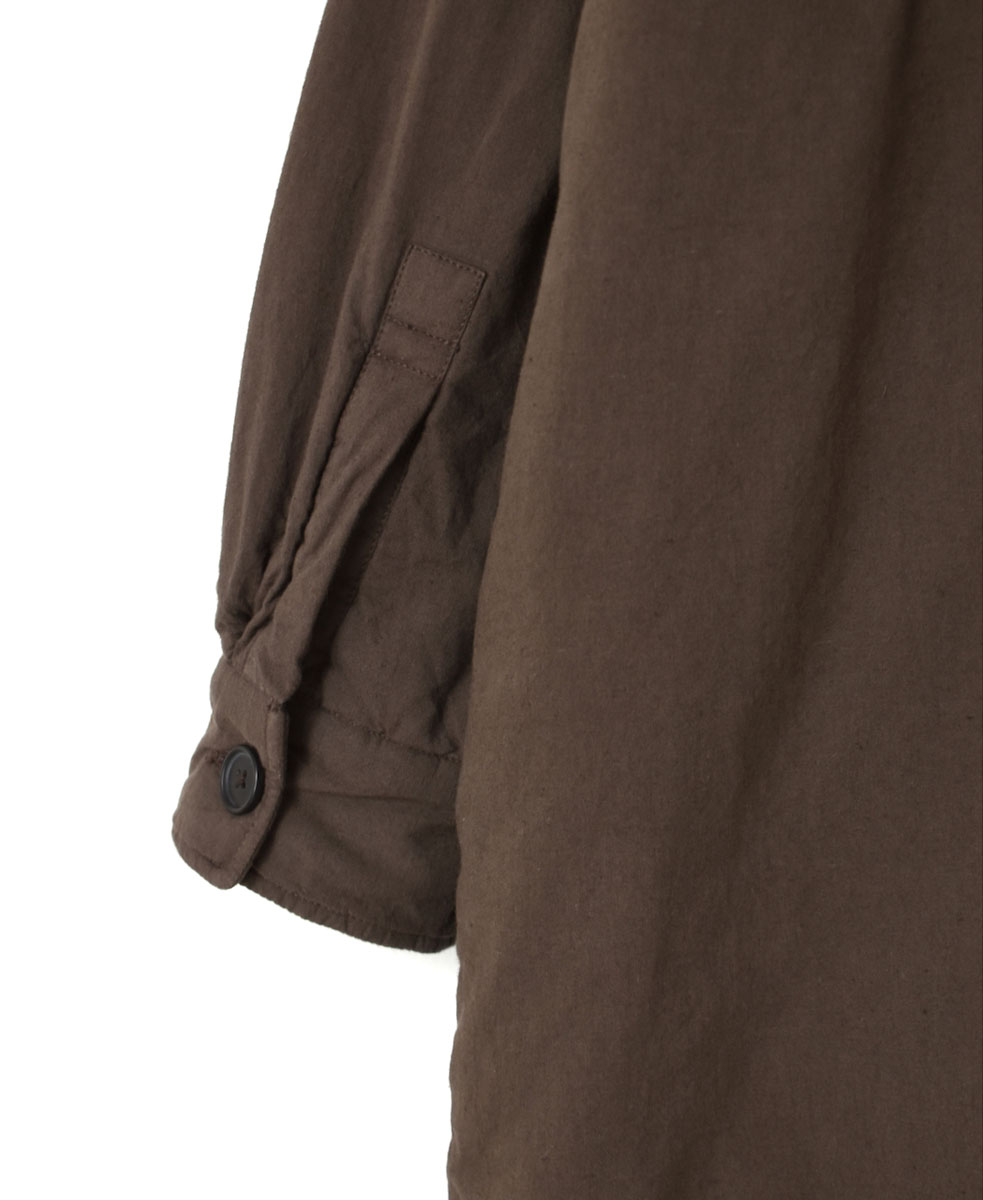 MDSH2362D (コート) 40'S POPLIN QUILTED LINING 4 POCKET LONG JACKET