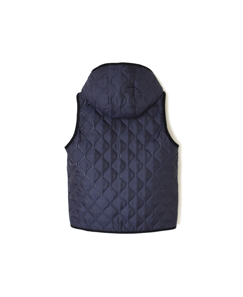 NAM2351PP (ベスト) POLY×POLY HEAT QUILT HOODED VEST