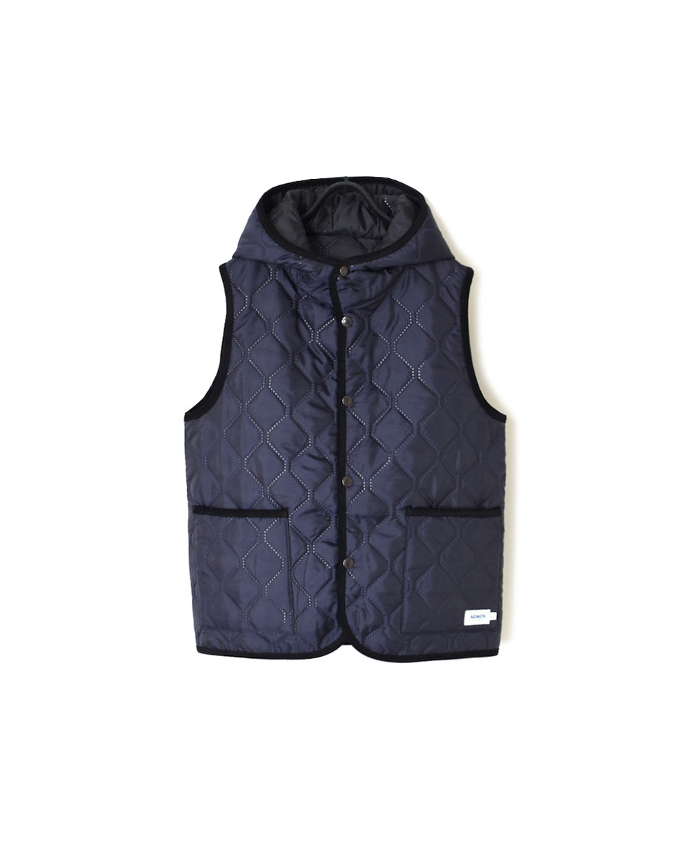 NAM2351PP (ベスト) POLY×POLY HEAT QUILT HOODED VEST