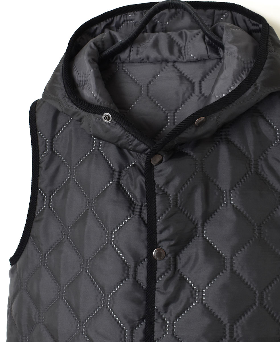 NAM2351PP (ベスト) POLY×POLY HEAT QUILT HOODED VEST