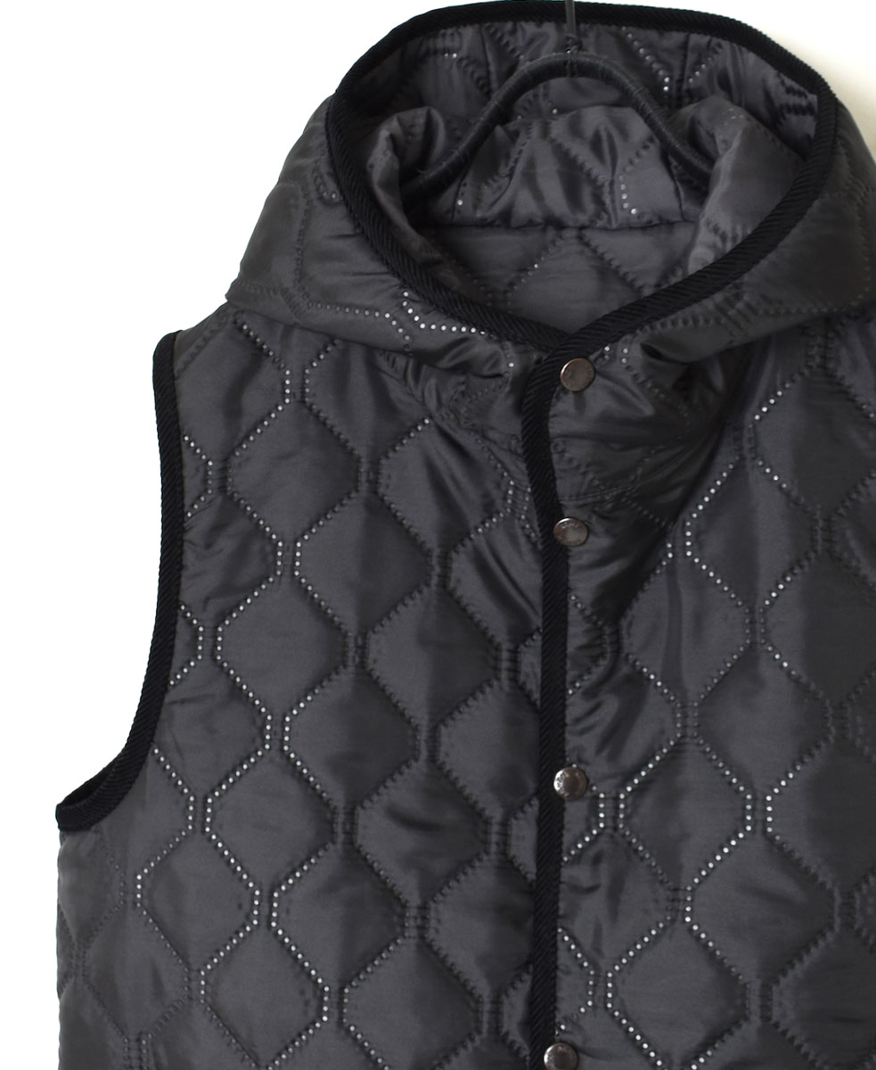 NAM2351PP (ベスト) POLY×POLY HEAT QUILT HOODED VEST