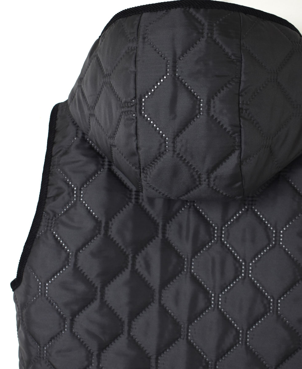 NAM2351PP (ベスト) POLY×POLY HEAT QUILT HOODED VEST