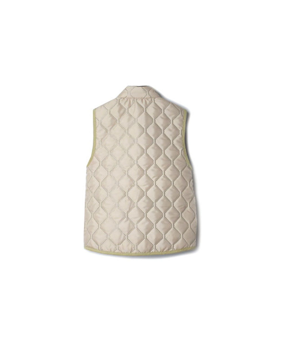 NAM9984 (ベスト) POLYxFLEECE HEAT QUILT REVERSIBLE STAND COLLAR VEST