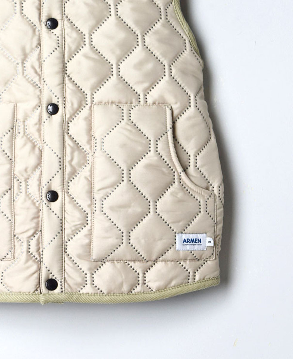 NAM9984 (ベスト) POLYxFLEECE HEAT QUILT REVERSIBLE STAND COLLAR VEST