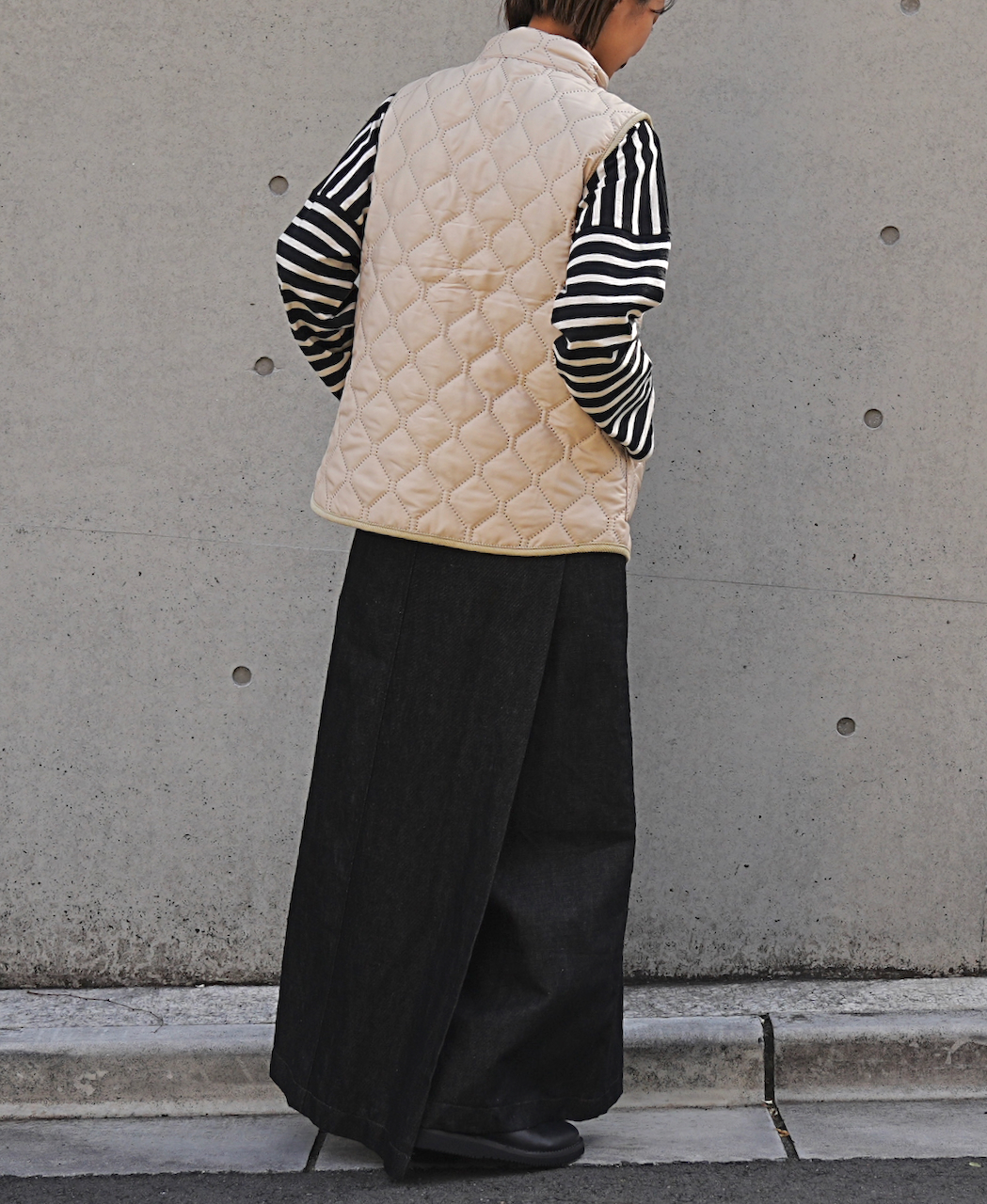 NAM9984 (ベスト) POLYxFLEECE HEAT QUILT REVERSIBLE STAND COLLAR VEST