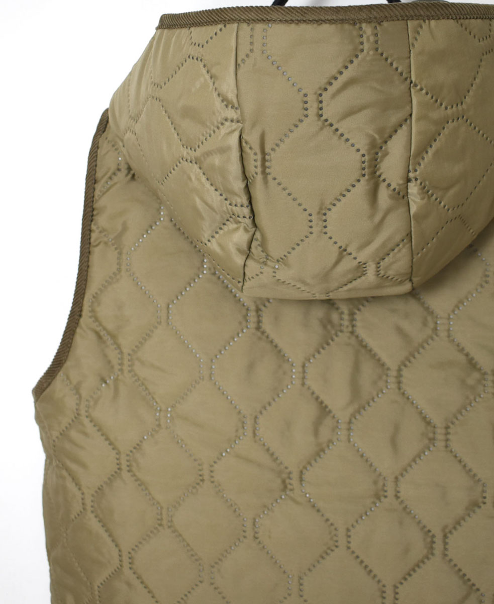 NAM2351PP (ベスト) POLY×POLY HEAT QUILT HOODED VEST