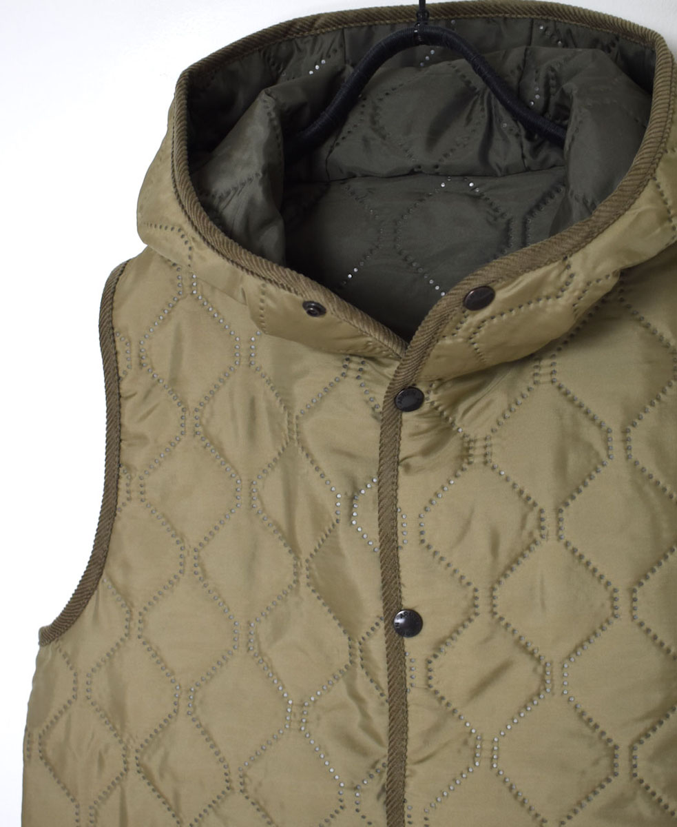 NAM2351PP (ベスト) POLY×POLY HEAT QUILT HOODED VEST