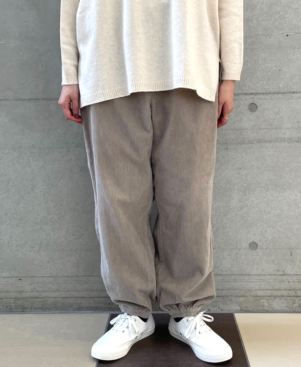 NVL2011C9D (パンツ) 9WALE CORDUROY/60'S ORGANIC CAMBRIC EASY PANTS