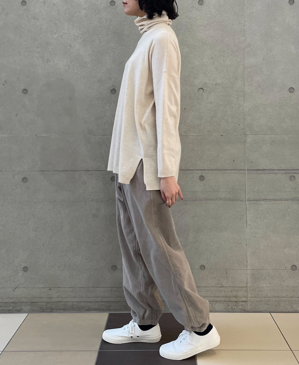 NVL2011C9D (パンツ) 9WALE CORDUROY/60'S ORGANIC CAMBRIC EASY PANTS