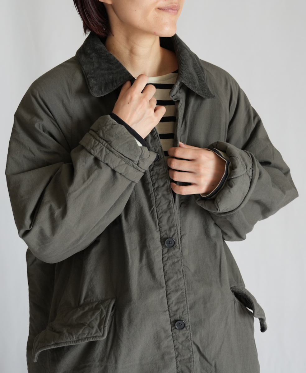 MDSH2364D (コート) 40'S POPLIN QUILTED LINING REGULAR COLLAR COAT