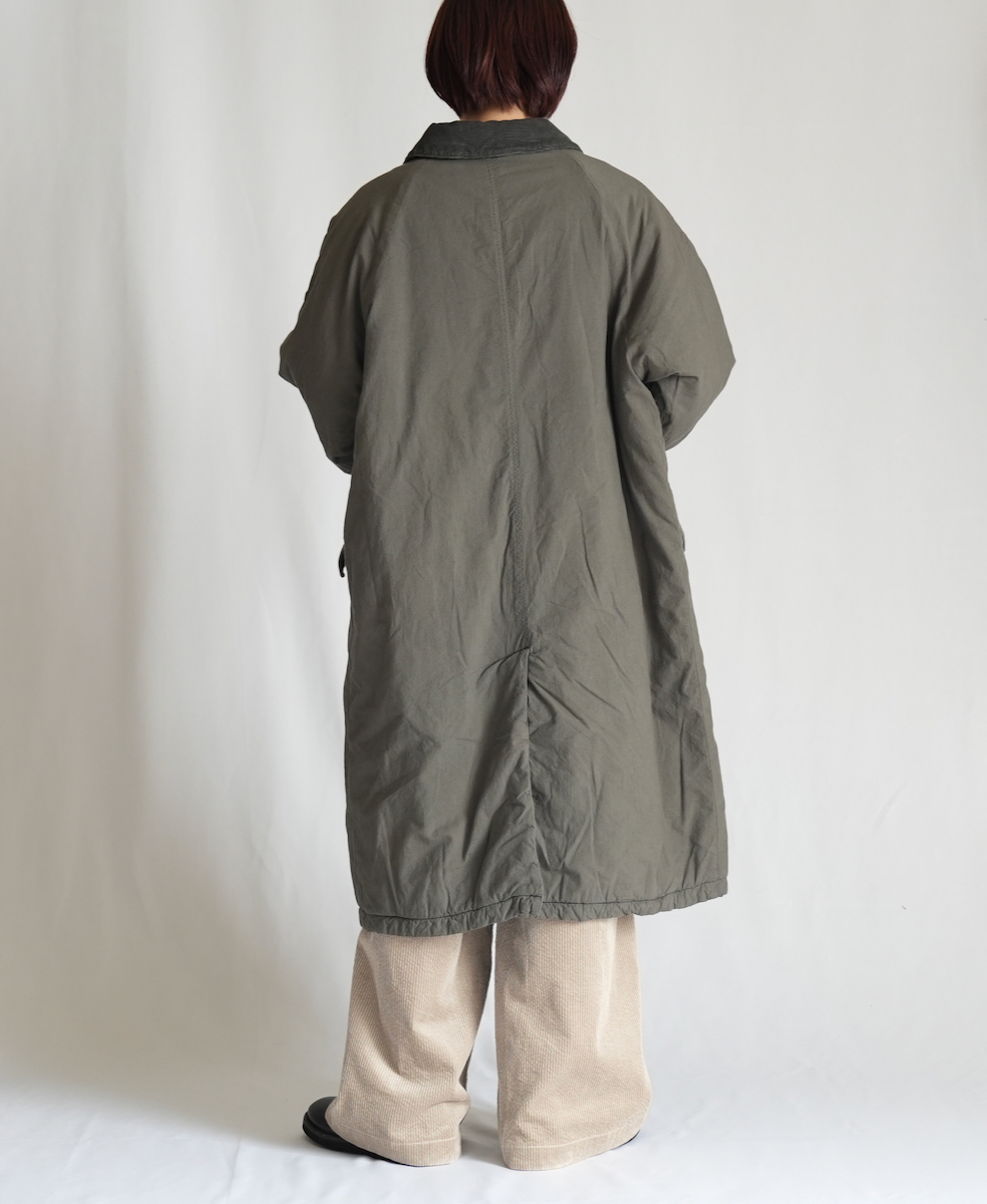 MDSH2364D (コート) 40'S POPLIN QUILTED LINING REGULAR COLLAR COAT