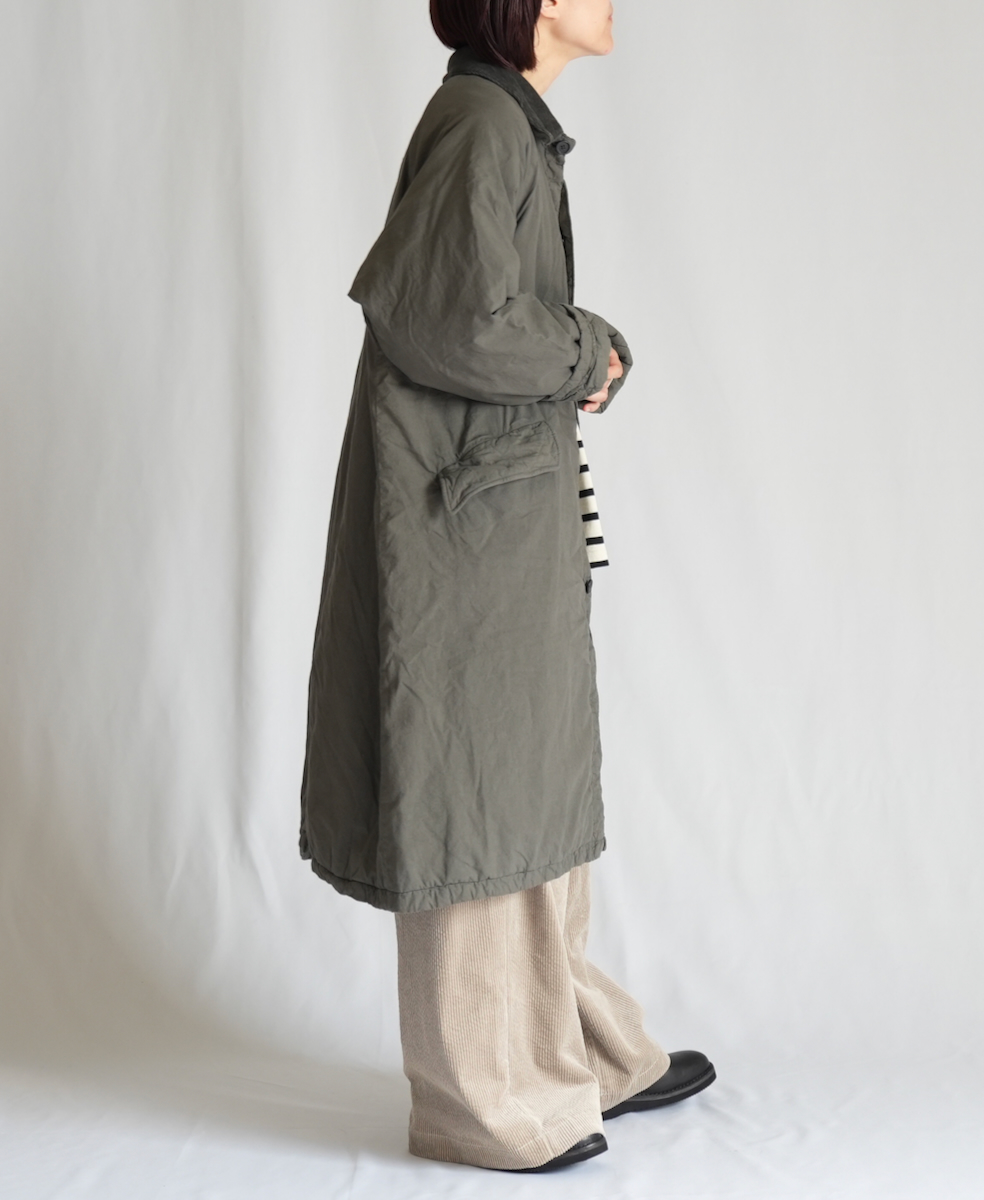 MDSH2364D (コート) 40'S POPLIN QUILTED LINING REGULAR COLLAR COAT
