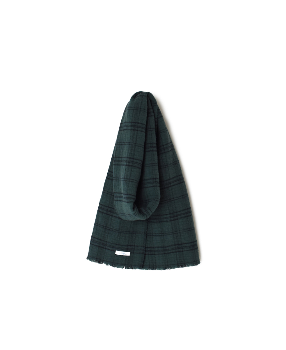 SNAM2251 (スカーフ) COTTON FLANNEL OVERDYED DOUBLE FACE SCARF