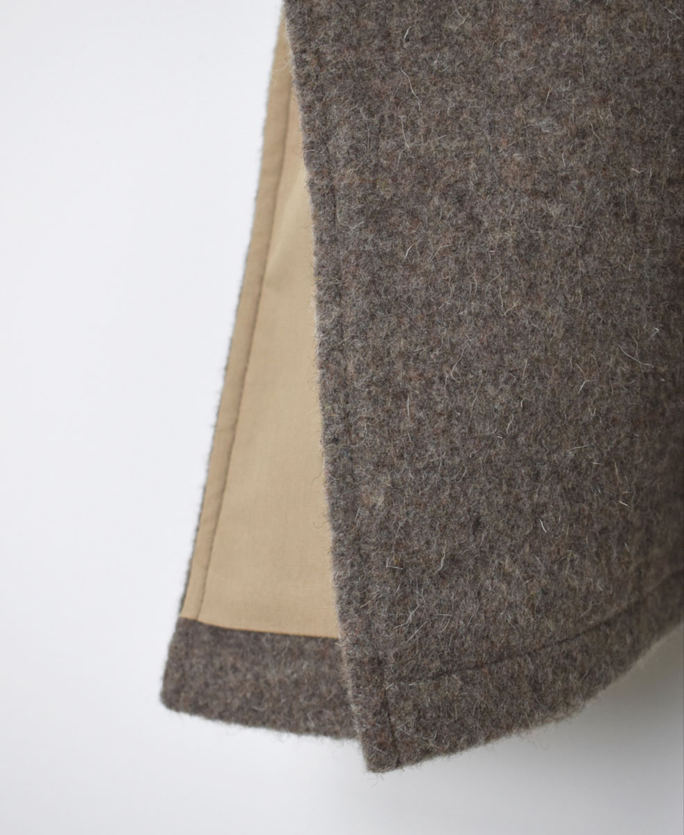 PNAM2351 (ケープ) MELTON DOUBLE BREASTED CAPE
