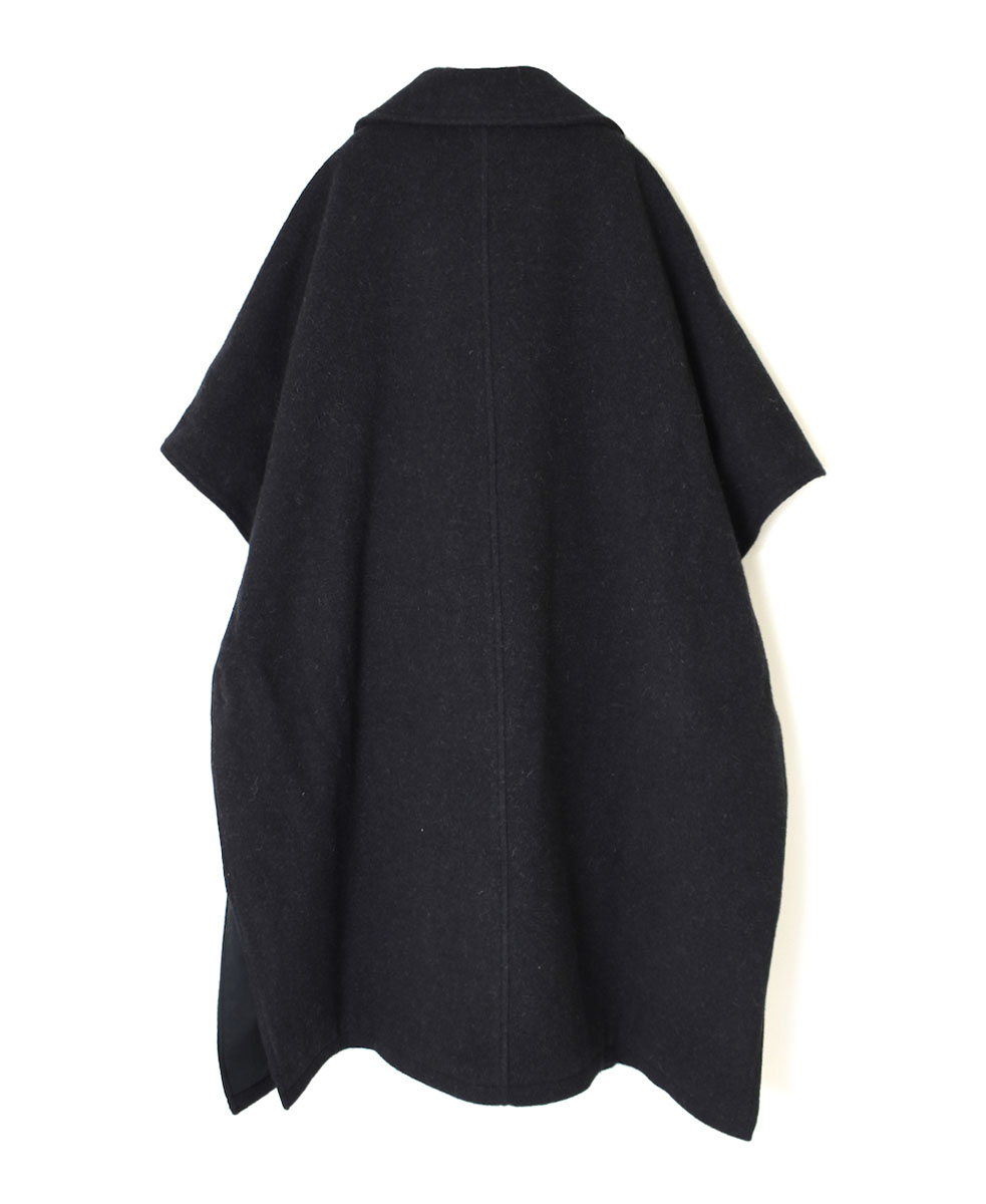 PNAM2351 (ケープ) MELTON DOUBLE BREASTED CAPE