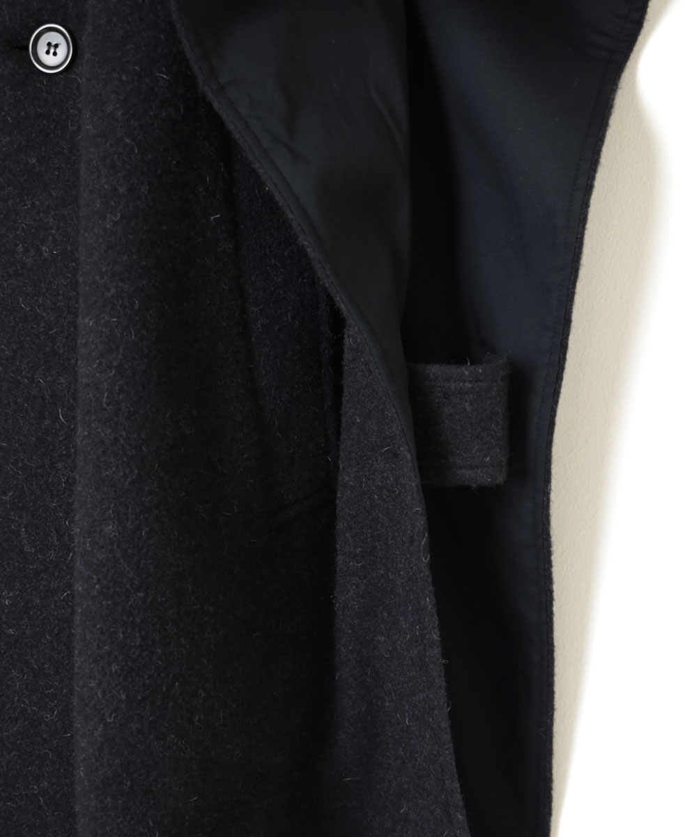 PNAM2351 (ケープ) MELTON DOUBLE BREASTED CAPE