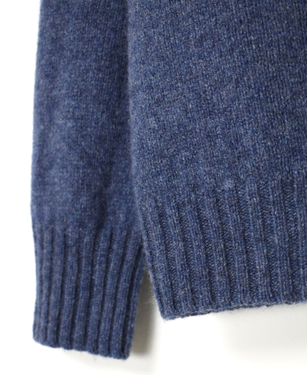 JNAMP1651 (ニット) GEELONG LAMBSWOOL POLO NECK SADDLE SHOULDER P/O