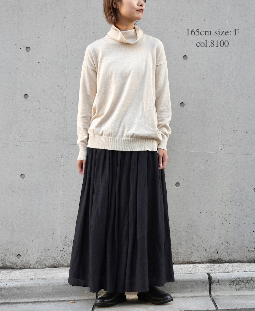 GNSL22731 (ニット) COTTON WOOL CASHMERE TURTLE NECK