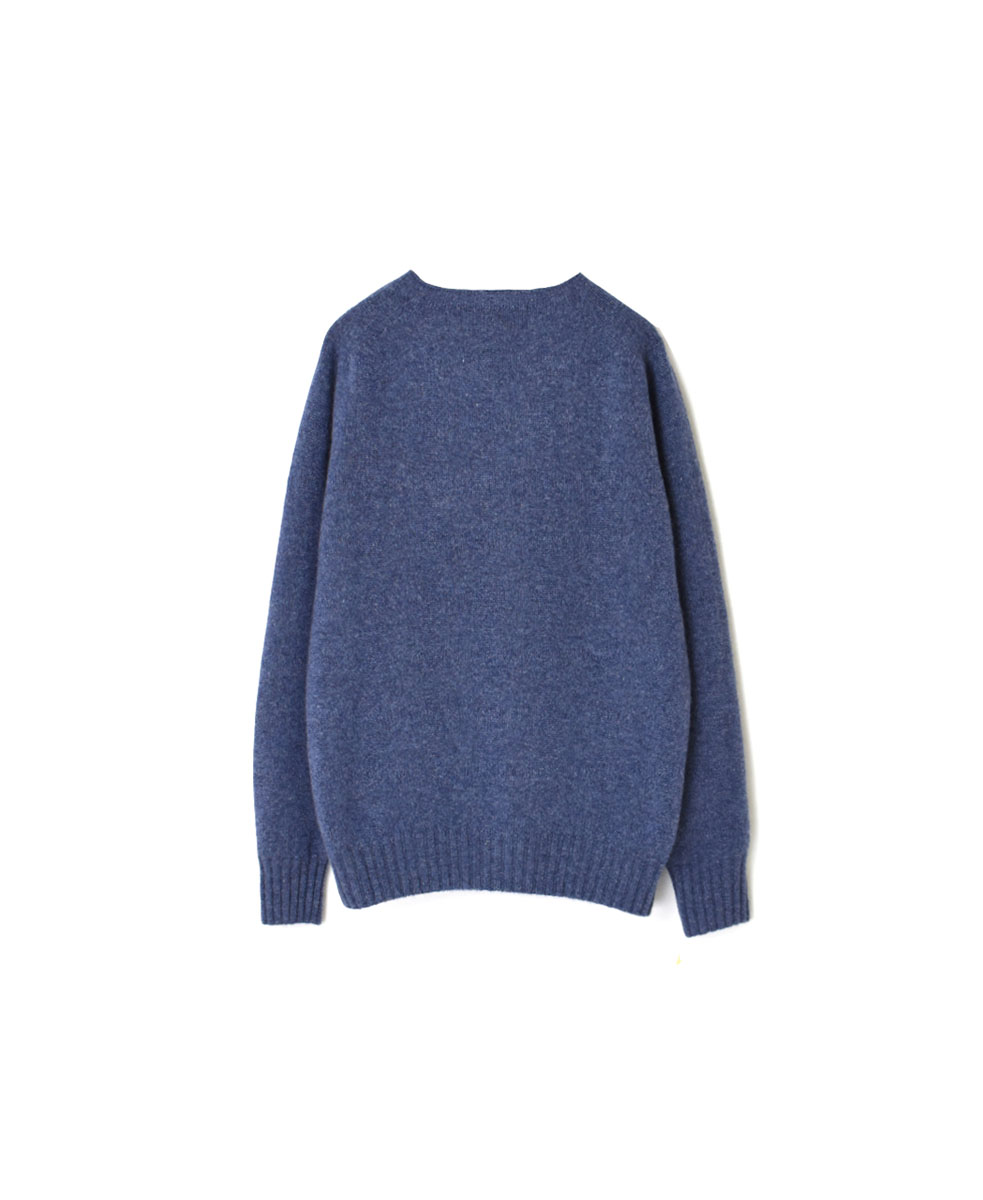 JNAMP1451 (ニット) GEELONG LAMBSWOOL CREW NECK SADDLE SHOULDER P/O