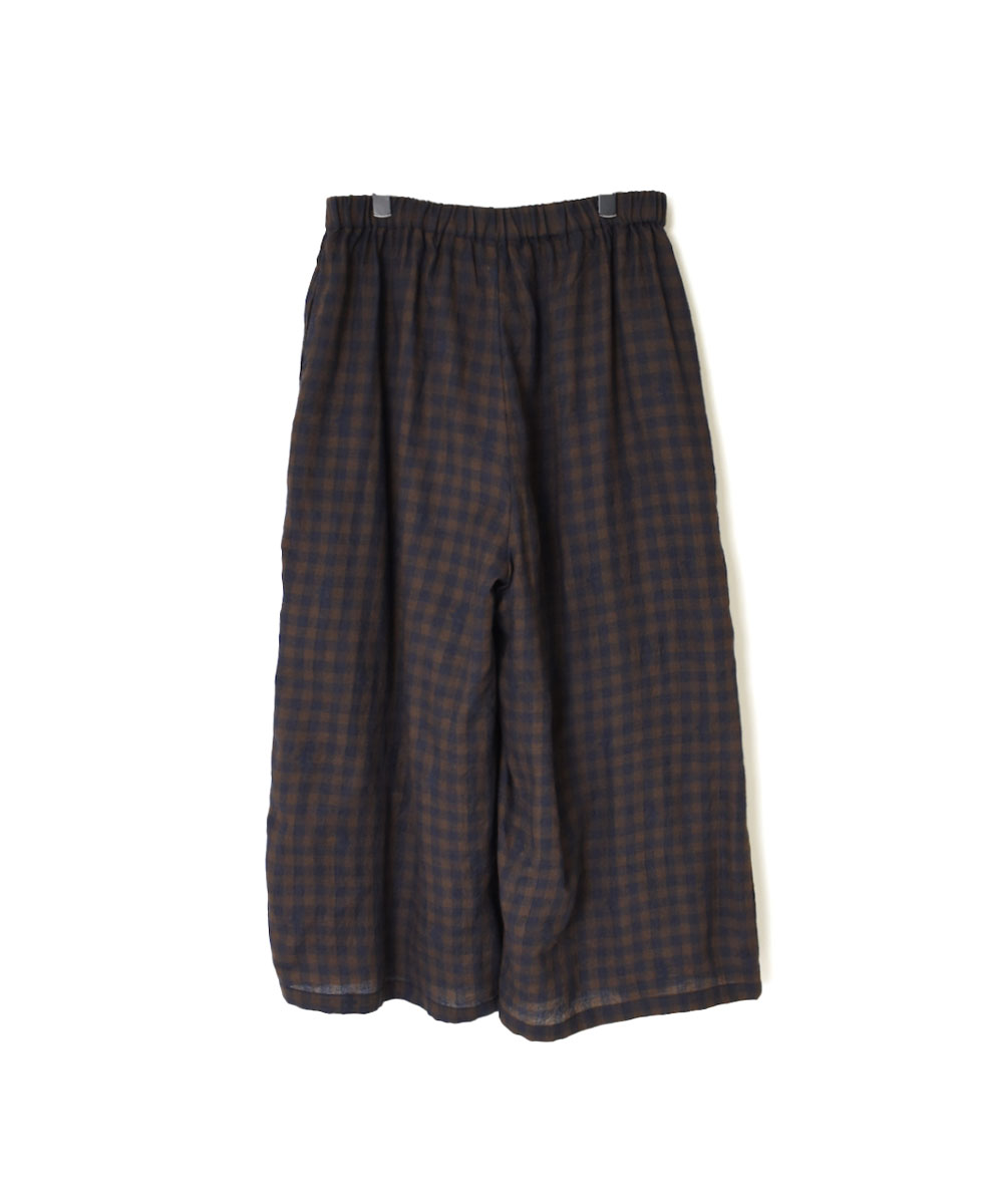 ●NMDS23606 (パンツ) WOOL GINGHAM CHECK WITH JACQUARD EASY PANTS