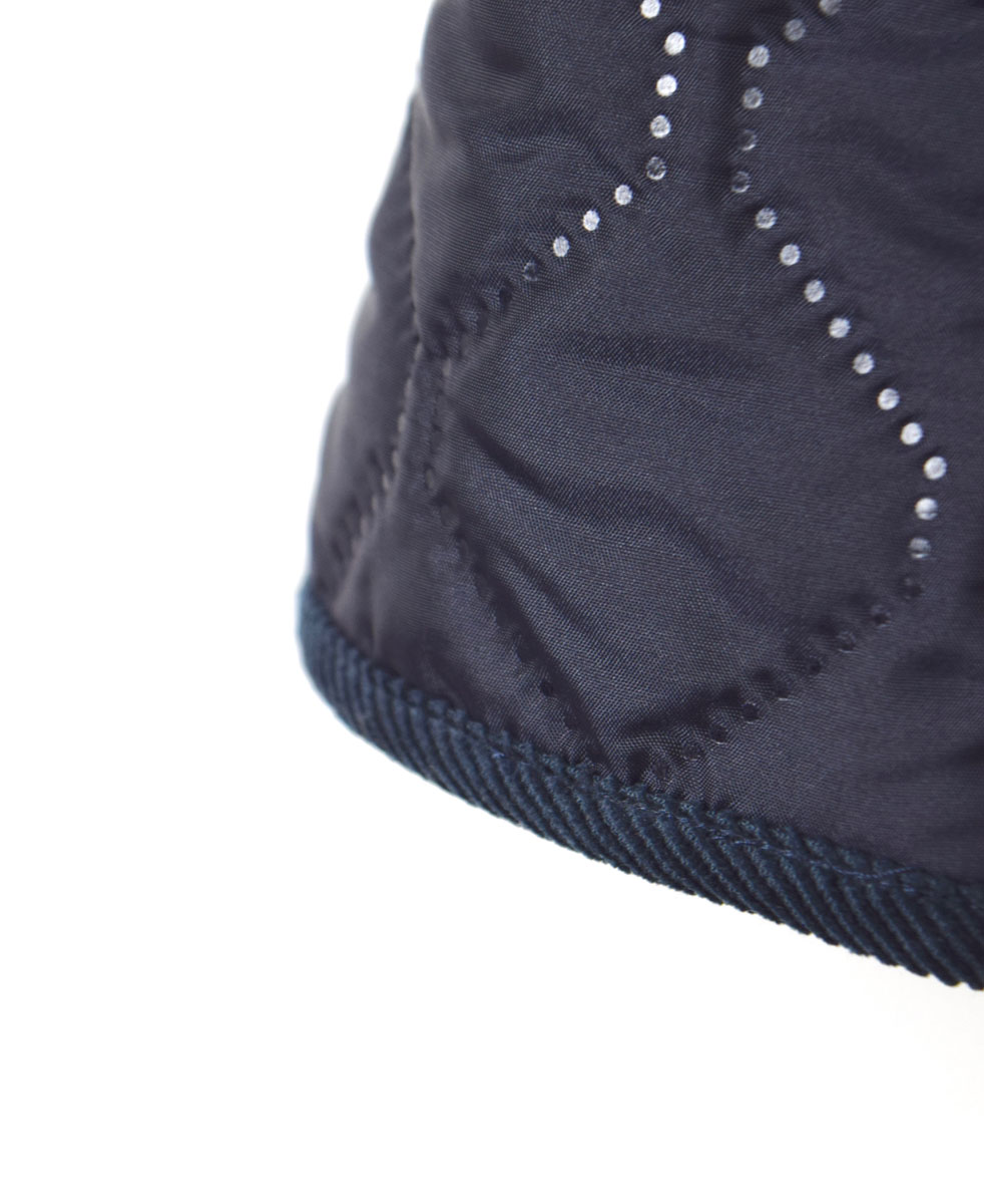 NAM2154PP (コート) POLY×POLY HEAT QUILT OVERSIZED HOODED COAT WITH RIBBED CUFF