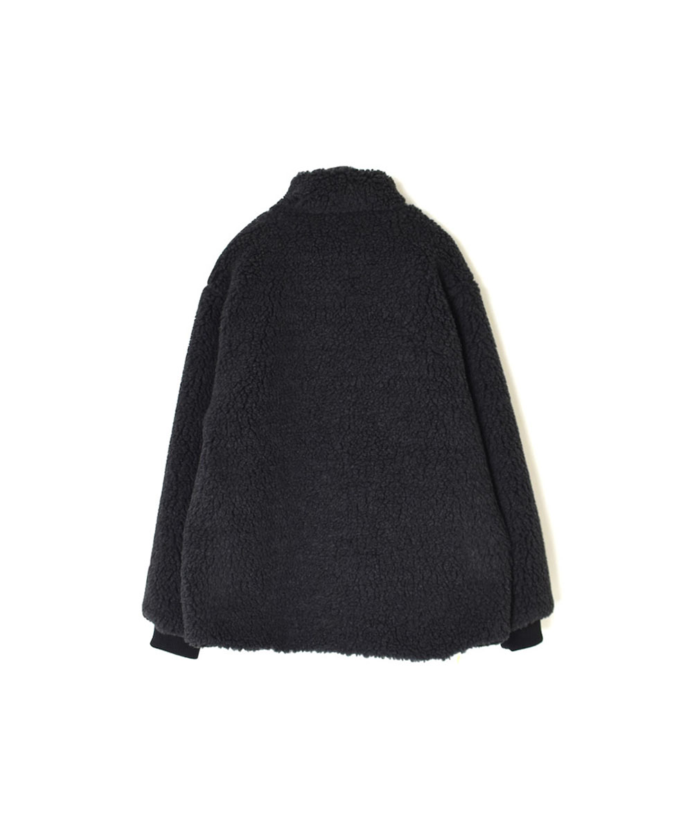 ADNAM2363 (ジャケット) FLEECE ZIP-UP REVERSIBLE HIGH NECK JACKET