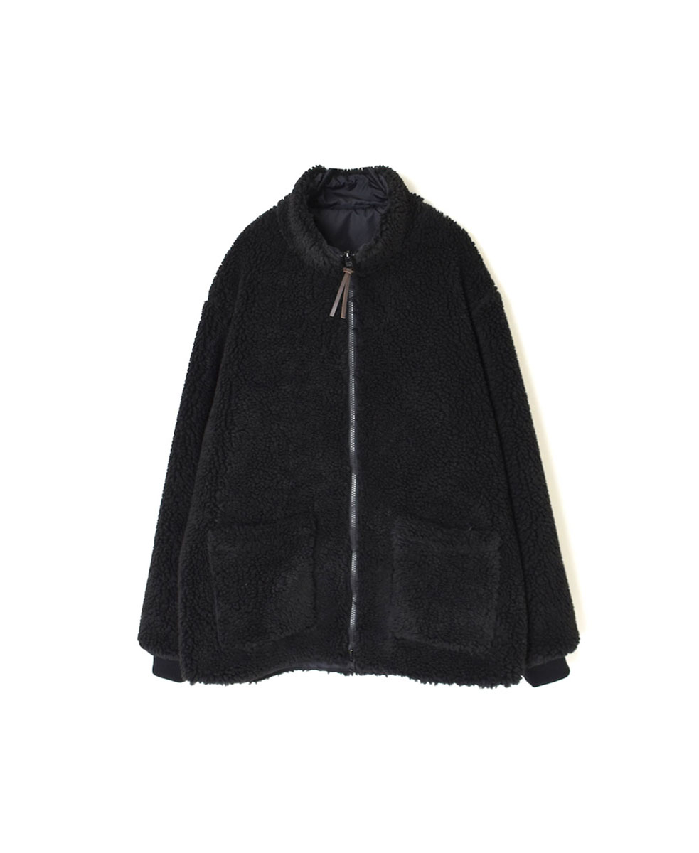ADNAM2363 (ジャケット) FLEECE ZIP-UP REVERSIBLE HIGH NECK JACKET