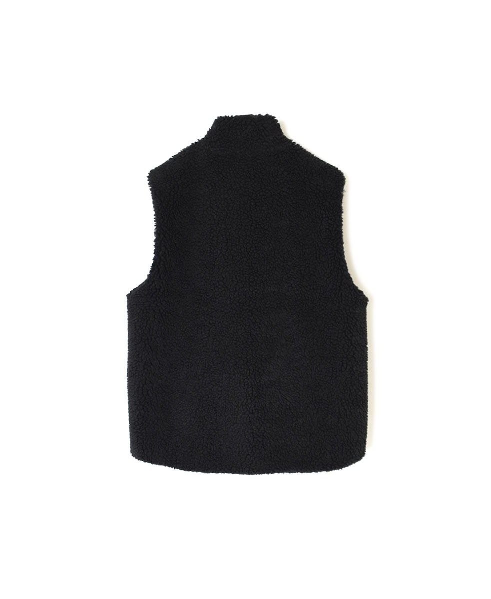 ADNAM2361 (ベスト) FLEECE ZIP-UP REVERSIBLE HIGH NECK VEST