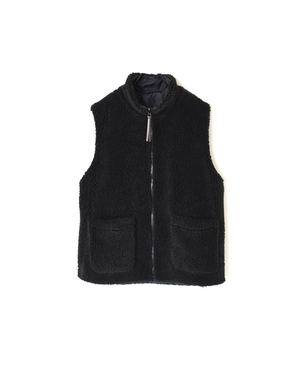 ADNAM2361 (ベスト) FLEECE ZIP-UP REVERSIBLE HIGH NECK VEST
