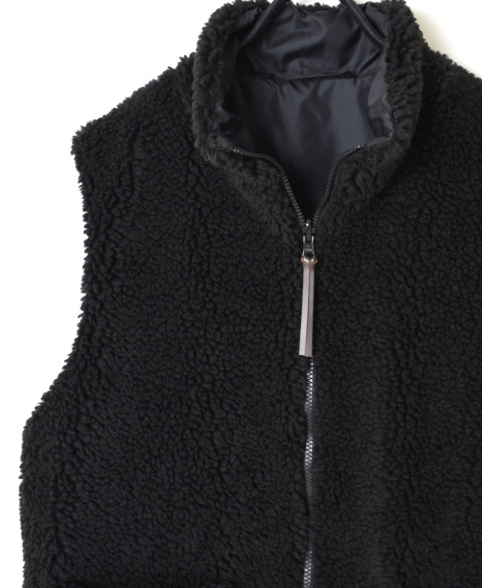 ADNAM2361 (ベスト) FLEECE ZIP-UP REVERSIBLE HIGH NECK VEST