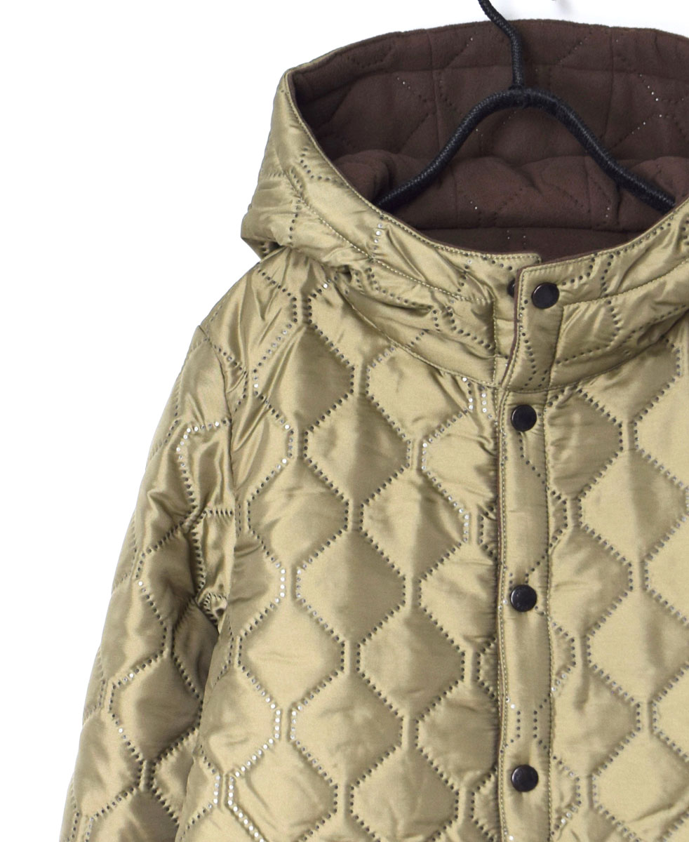 NAM1753 (コート) POLYxFLEECE HEAT QUILT REVERSIBLE HOODED COAT