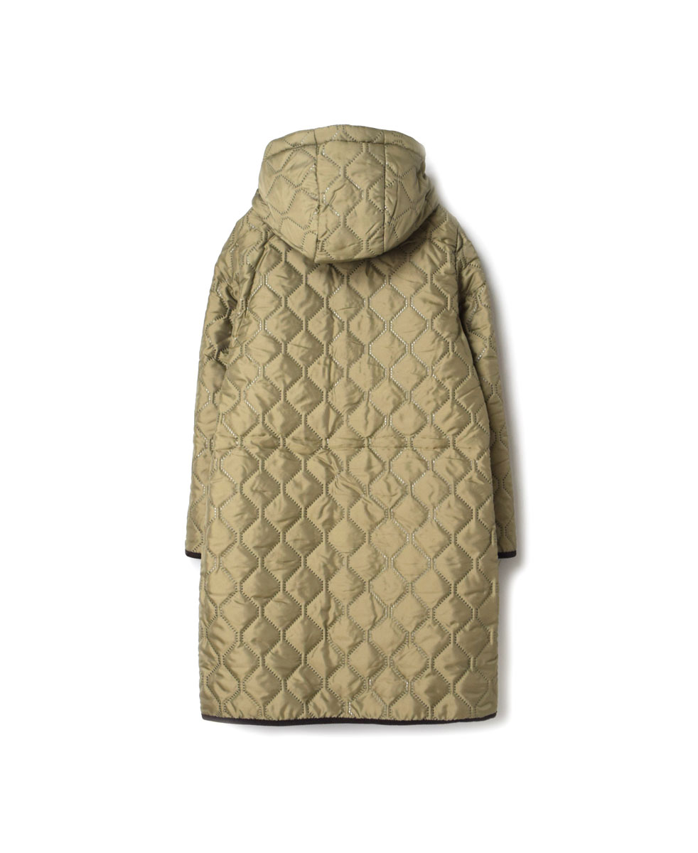 NAM1753 (コート) POLYxFLEECE HEAT QUILT REVERSIBLE HOODED COAT