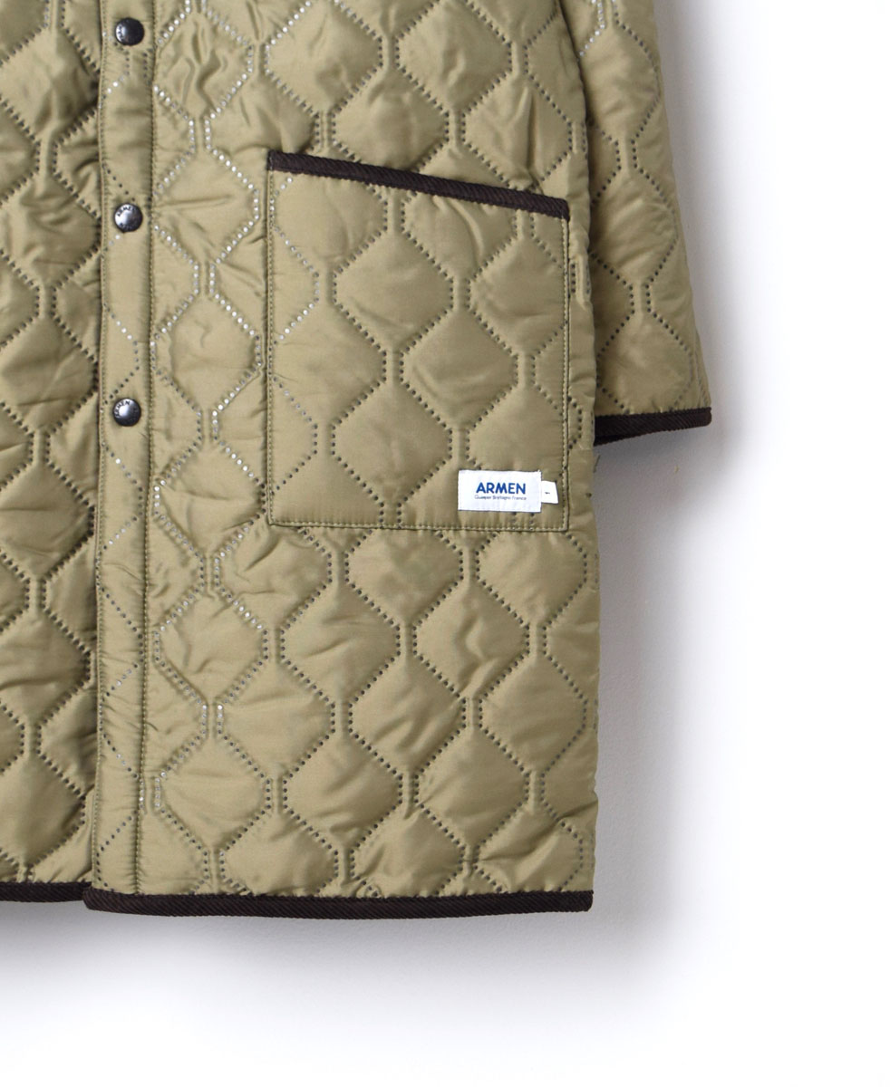 NAM1753 (コート) POLYxFLEECE HEAT QUILT REVERSIBLE HOODED COAT