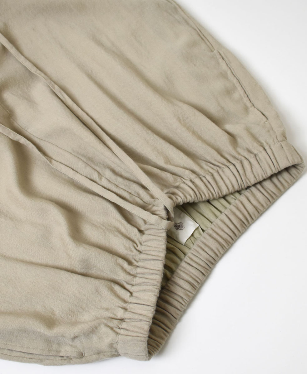 NMDS23584 (パンツ) BOILED WOOL PLAIN EASY PANTS