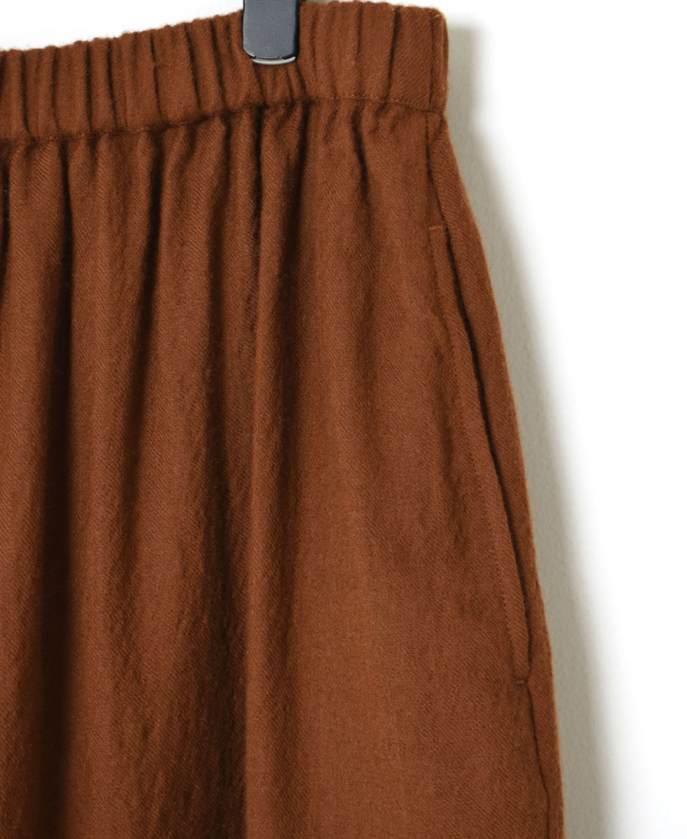 NMDS23584 (パンツ) BOILED WOOL PLAIN EASY PANTS