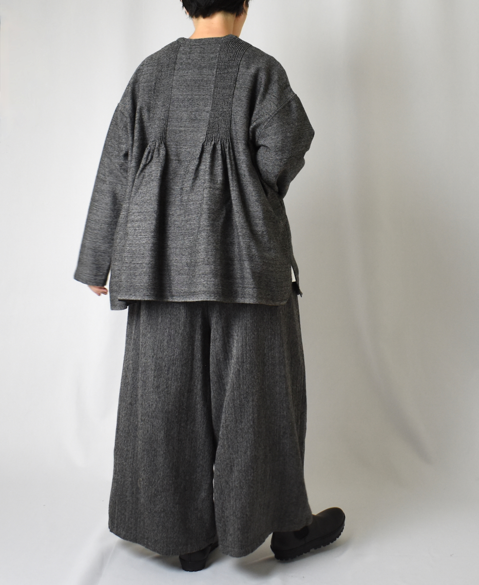 INMDS23756 (パンツ) TWIST YARN WOOL EASY PANTS